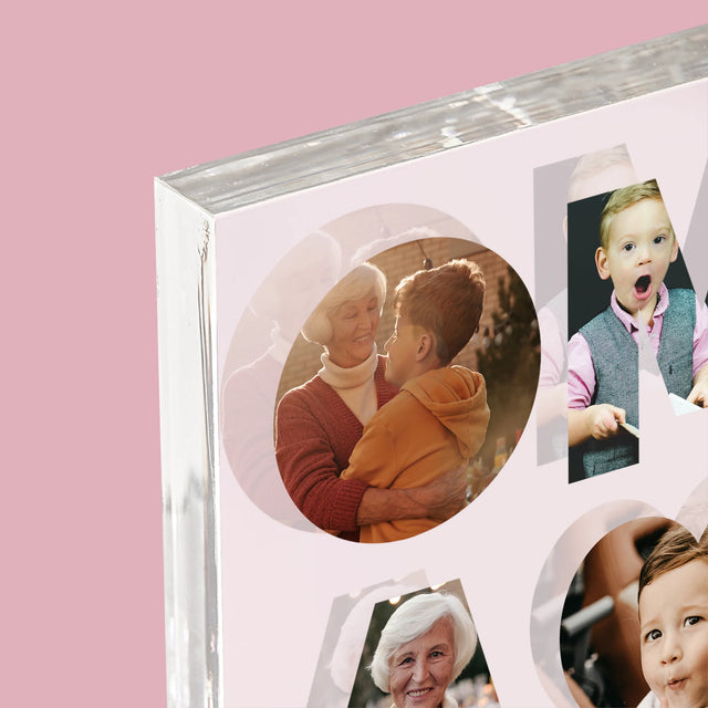 Woord Van Foto'S: Oma - Acryl Blok