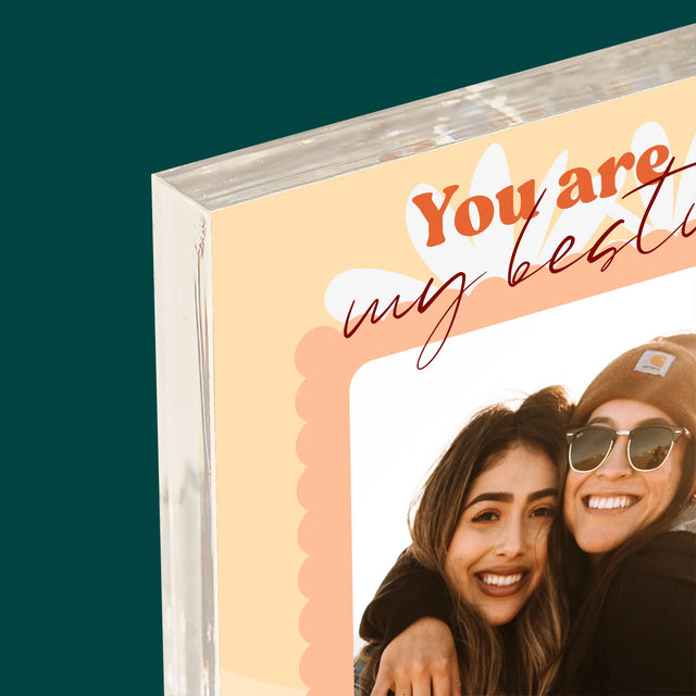 Fotocollage: Besties - Acryl Blok