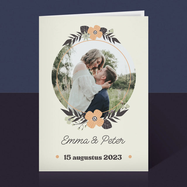 Foto En Handtekening: Verliefd - Wenskaart