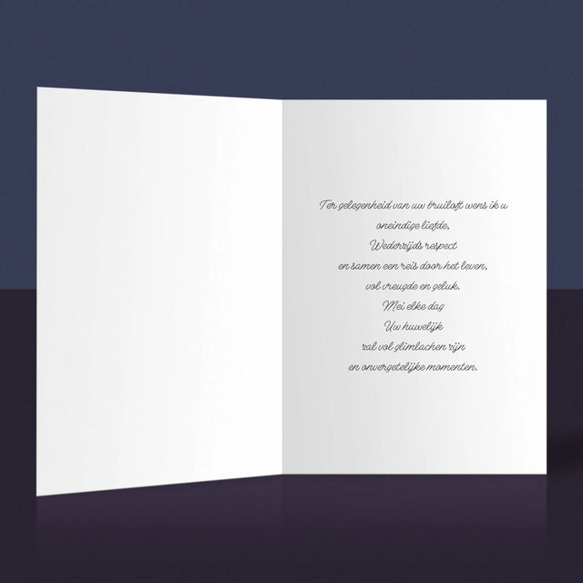 Foto En Handtekening: Verliefd - Wenskaart