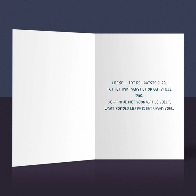 Fotocollage: Initialen Ik Hou Van Jou - Wenskaart