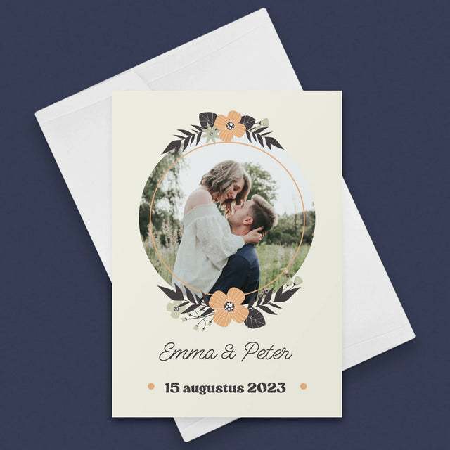 Foto En Handtekening: Verliefd - Wenskaart