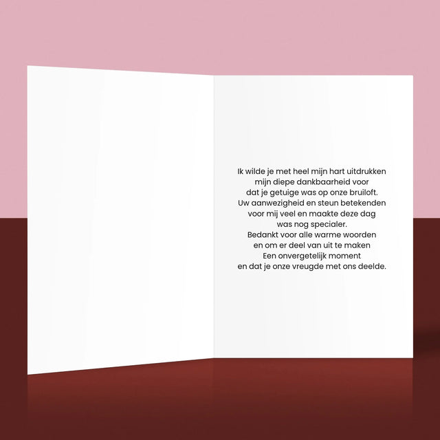 Fotocollage: Bedankt Collage, Bruidsjonker - Wenskaart