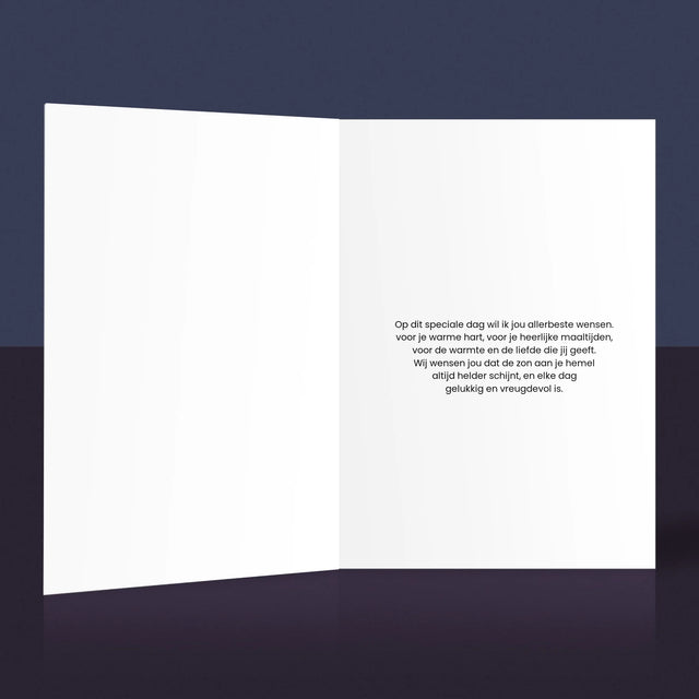 Foto En Handtekening: Beste Mama Bloemen - Wenskaart