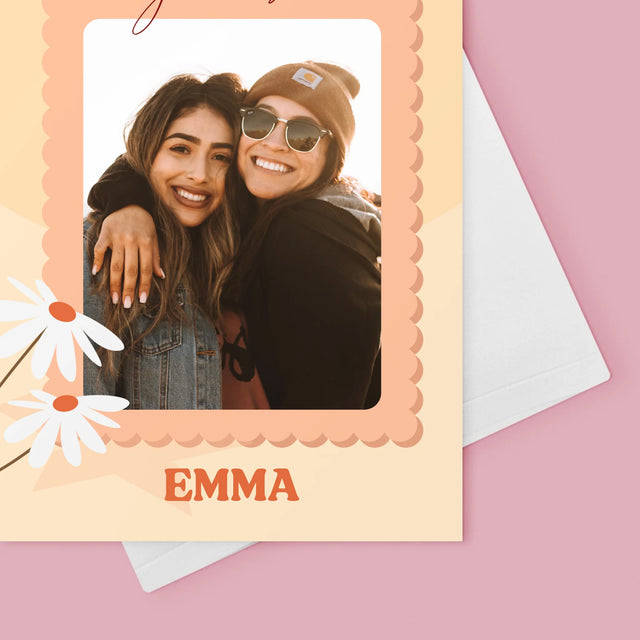 Fotocollage: Besties - Wenskaart