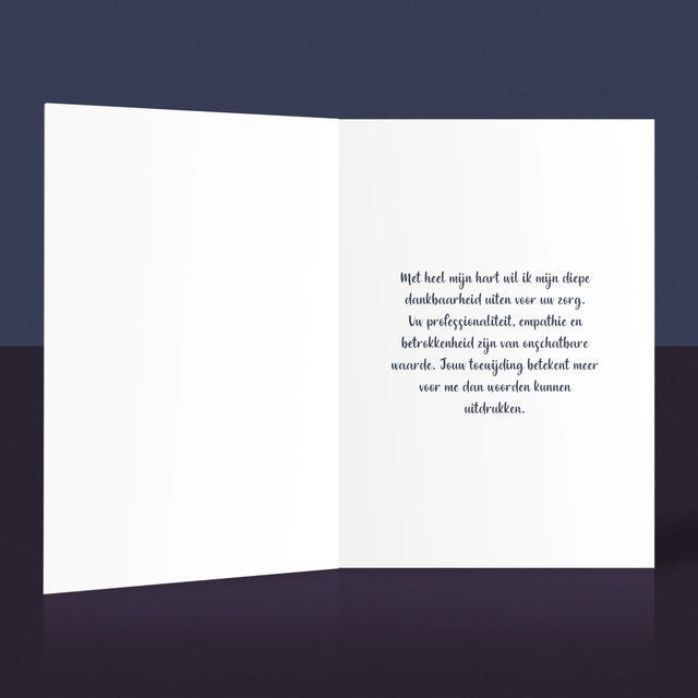 Foto En Handtekening: Dokter Met Groot Hart - Wenskaart