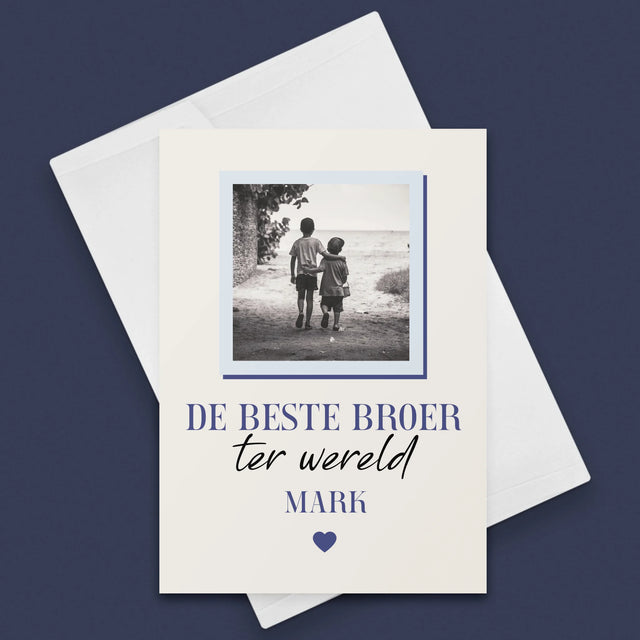 Fotocollage: De Beste Broer - Wenskaart