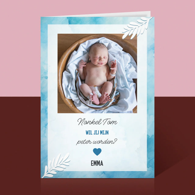 Fotocollage: Verzoek Om Peter Te Worden - Wenskaart