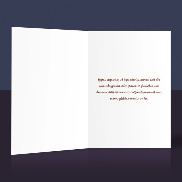 Fotocollage: Gefeliciteerd - Wenskaart