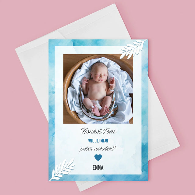 Fotocollage: Verzoek Om Peter Te Worden - Wenskaart