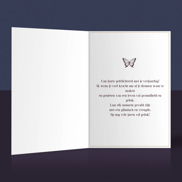 Fotocollage: 60Ste Verjaardag - Wenskaart