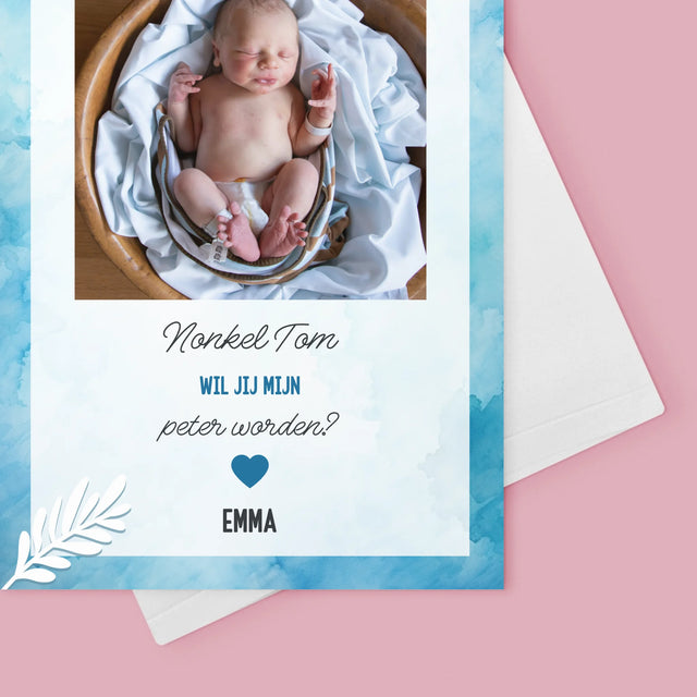 Fotocollage: Verzoek Om Peter Te Worden - Wenskaart