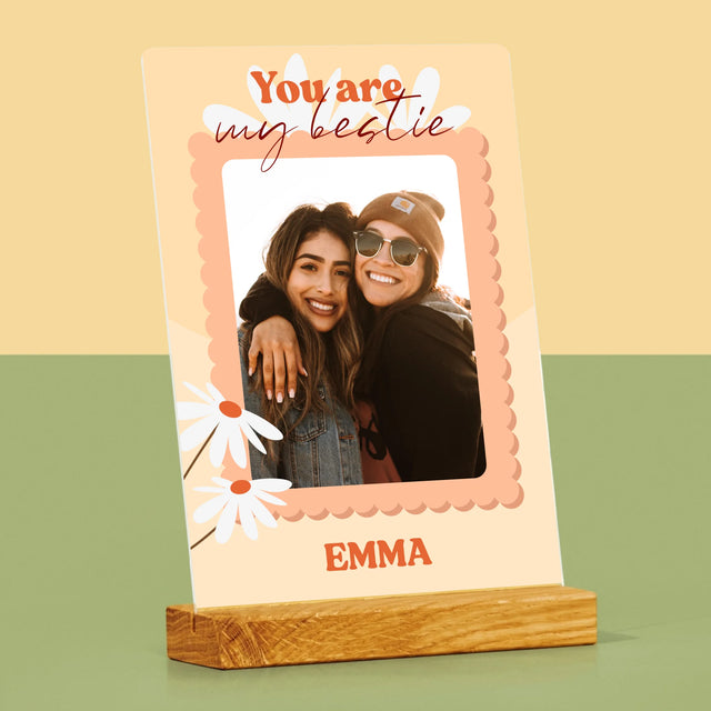 Fotocollage: Besties - Afdruk Op Acrylglas (Verticaal)