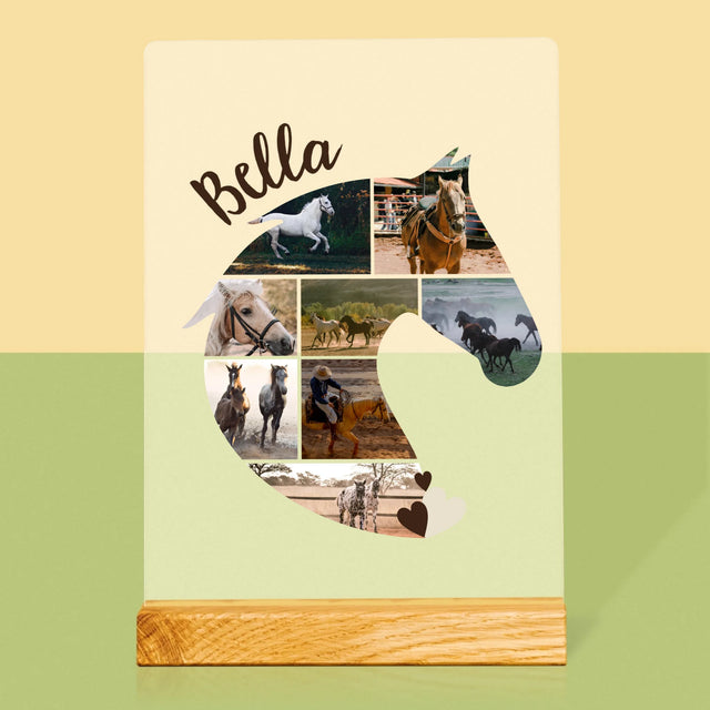 Vorm Van Foto'S: Paard - Afdruk Op Acrylglas (Verticaal)