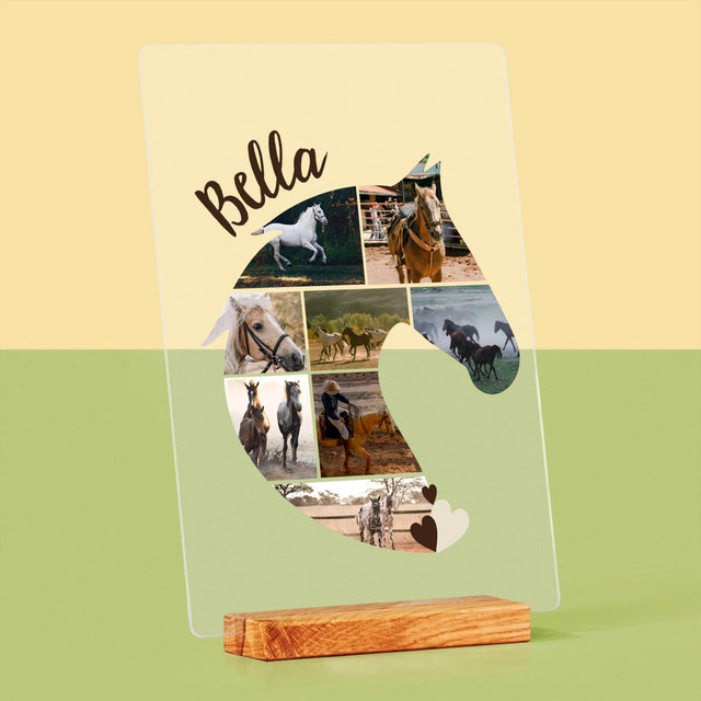 Vorm Van Foto'S: Paard - Afdruk Op Acrylglas (Verticaal)