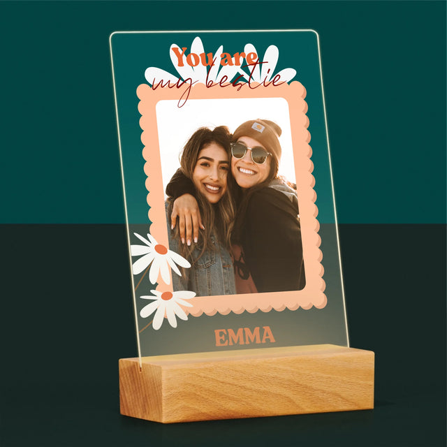 Fotocollage: Besties - Afdruk Op Acrylglas (Verticaal)