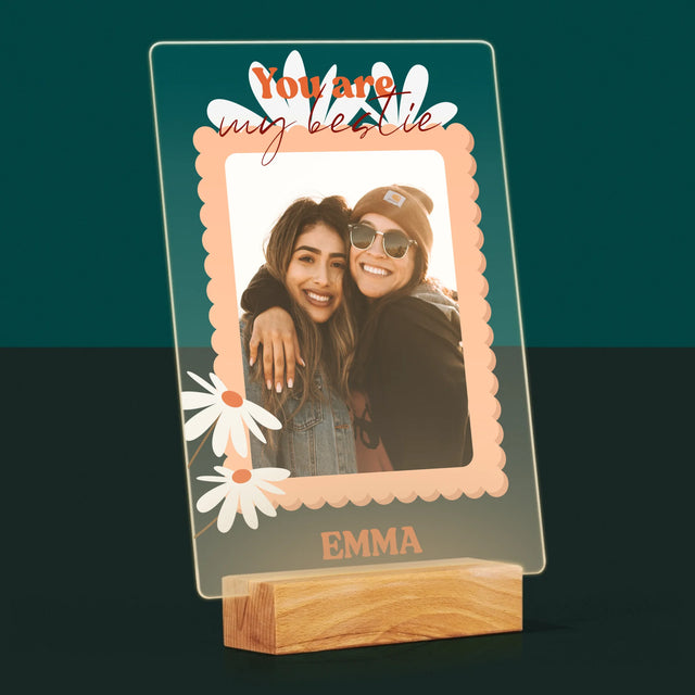 Fotocollage: Besties - Afdruk Op Acrylglas (Verticaal)