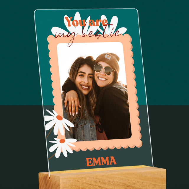 Fotocollage: Besties - Afdruk Op Acrylglas (Verticaal)