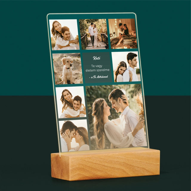 Fotocollage: Liefde Collage - Afdruk Op Acrylglas (Verticaal)