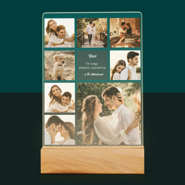 Fotocollage: Liefde Collage - Afdruk Op Acrylglas (Verticaal)