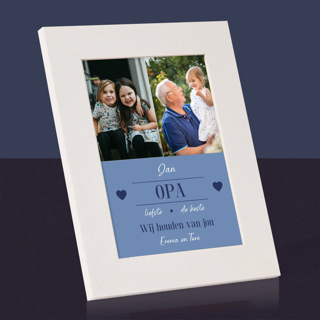Fotocollage: Lieve Opa - Fotokader (Horziontaal)