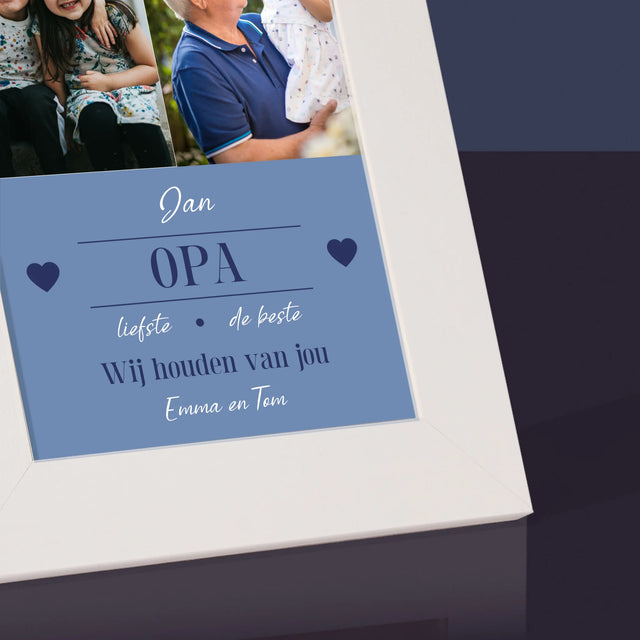 Fotocollage: Lieve Opa - Fotokader (Horziontaal)