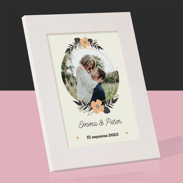 Foto En Handtekening: Verliefd - Fotokader (Horziontaal)