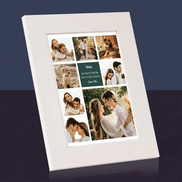 Fotocollage: Liefde Collage - Fotokader (Horziontaal)