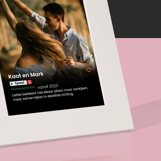 Foto En Handtekening: Poster Netflix - Fotokader (Horziontaal)