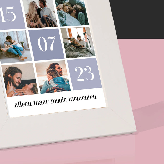 Fotocollage: Beste Momenten - Fotokader (Horziontaal)