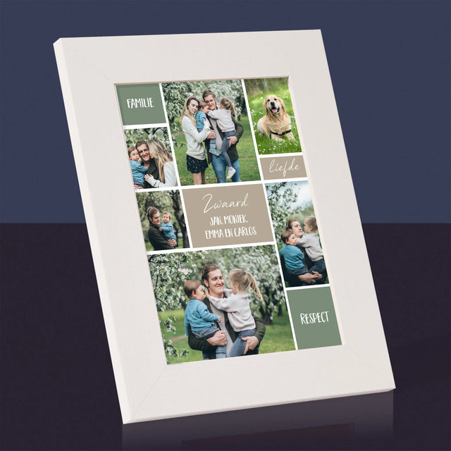 Fotocollage: Collage Familie - Fotokader (Horziontaal)