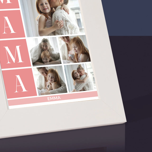 Fotocollage: Collage De Beste Mama - Fotokader (Horziontaal)