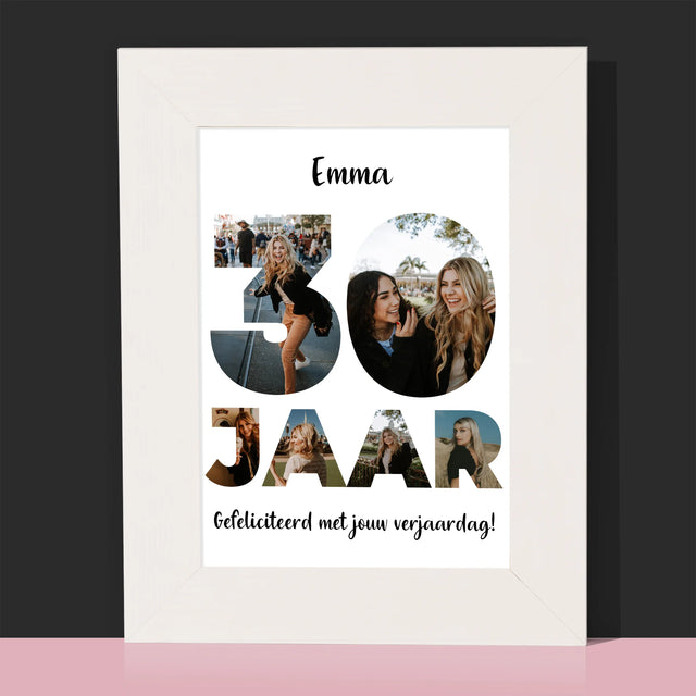 Woord Van Foto'S: 30 Jaar - Fotokader (Horziontaal)