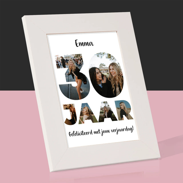 Woord Van Foto'S: 30 Jaar - Fotokader (Horziontaal)