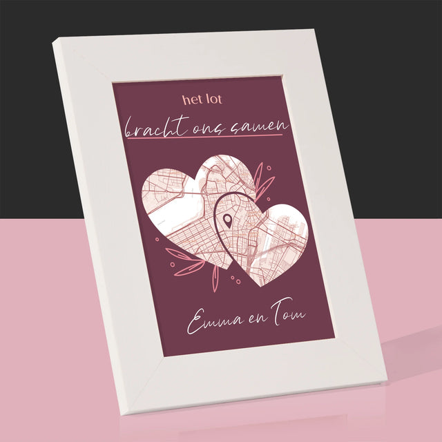 Stadsplastadsplattegrond: Stadskaart: Het Lot - Fotokader (Horziontaal)