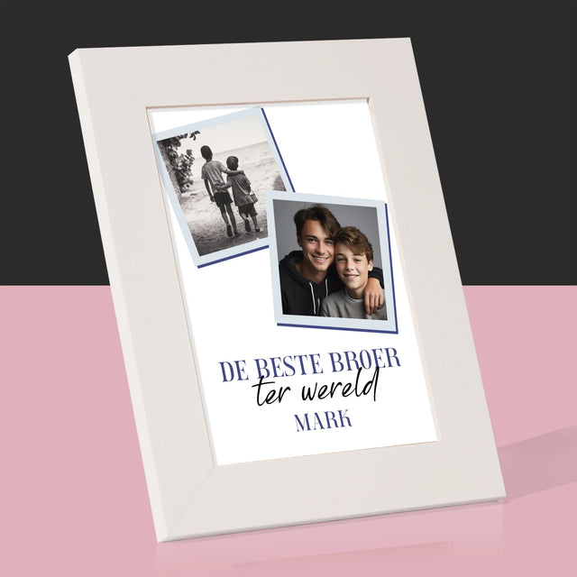 Fotocollage: De Beste Broer - Fotokader (Horziontaal)