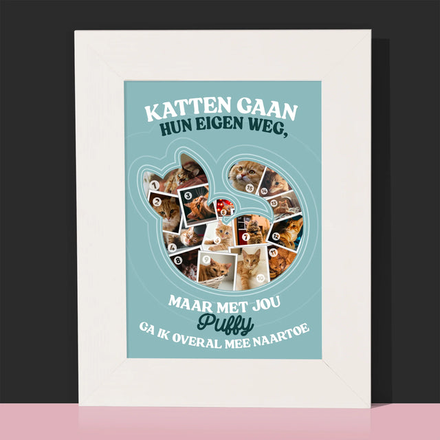 Vorm Van Foto'S: Kat - Fotokader (Horziontaal)