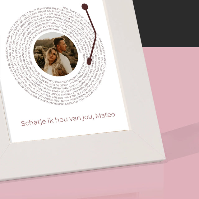 Foto En Handtekening: Ons Liedje Vinyl Lp - Fotokader (Horziontaal)