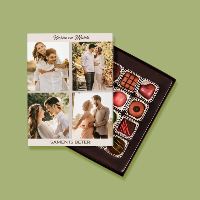 Fotocollage: Samen Is Beter - Pralines