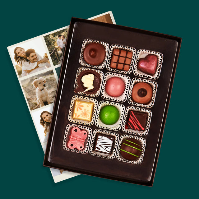 Fotocollage: Liefde Collage - Pralines