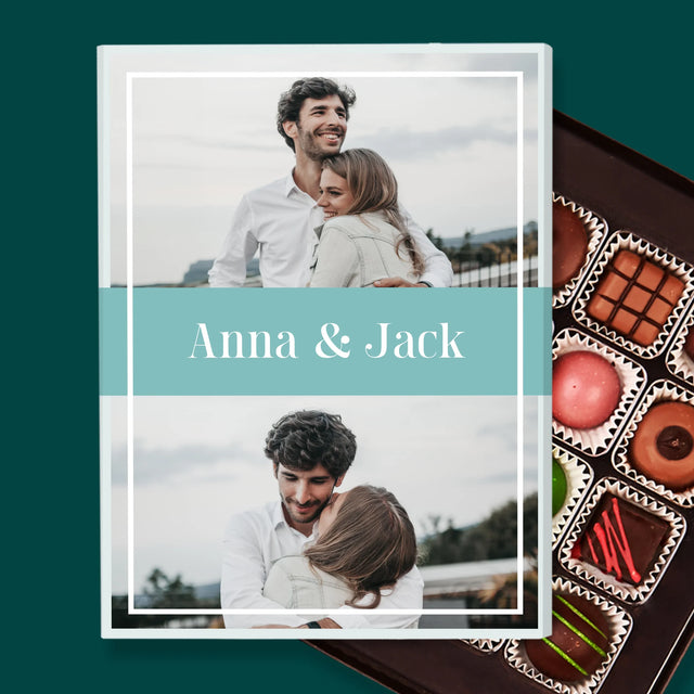 Fotocollage: Namen, Koppel - Pralines