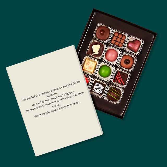 Fotocollage: Liefde Collage - Pralines