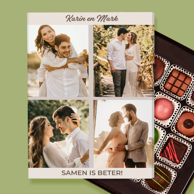 Fotocollage: Samen Is Beter - Pralines