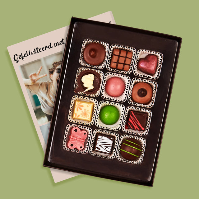 Fotocollage: Fotocollage Verjaardag - Pralines