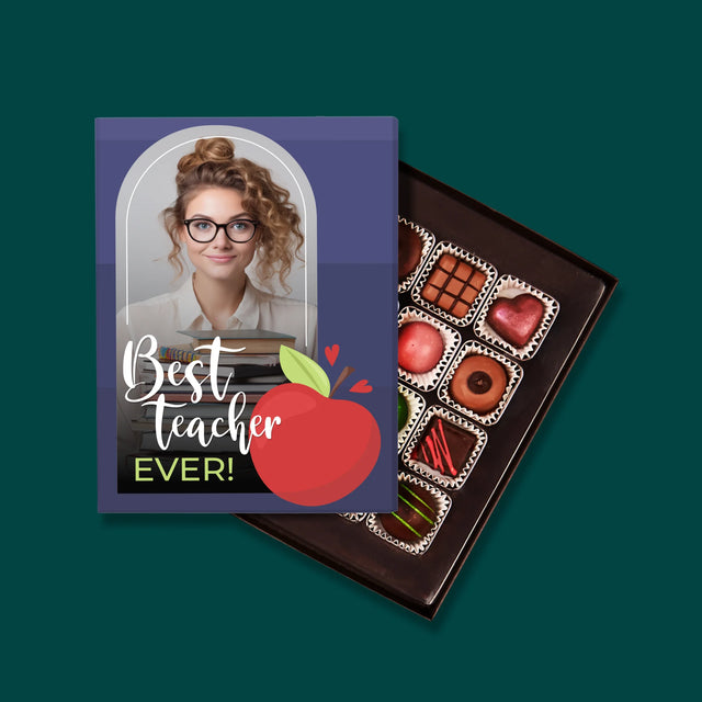 Foto En Handtekening: Best Teacher Ever - Pralines