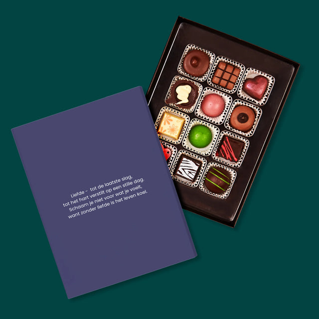 Fotocollage: Bedankt, Dat Je Er Bent - Pralines