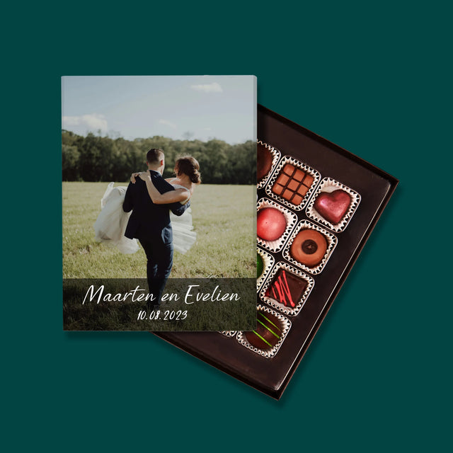 Foto En Handtekening: Trouwfoto - Pralines