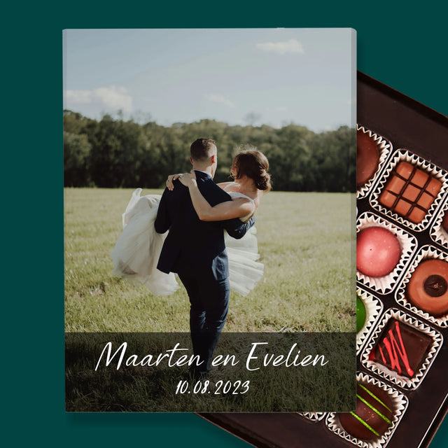 Foto En Handtekening: Trouwfoto - Pralines