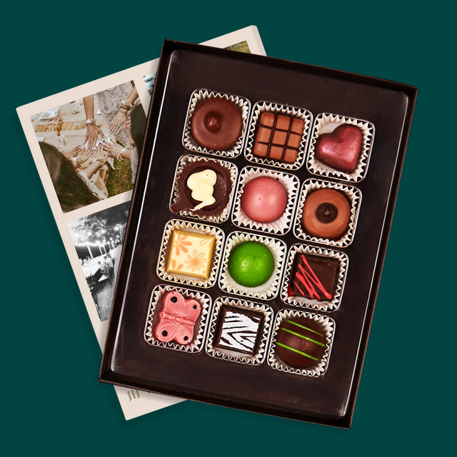 Fotocollage: Bedankt Collage, Bruidsmeisje - Pralines