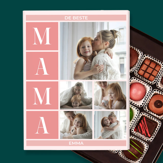 Fotocollage: Collage De Beste Mama - Pralines